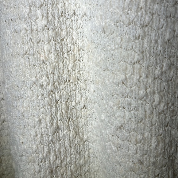Free People Ivory Bumpy Women’s Sweater Size Large - Picture 4 of 8